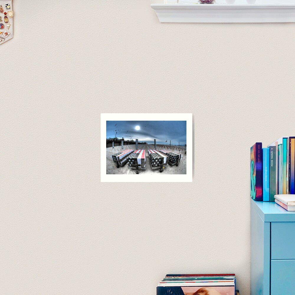 Beachside Memorial Art Print