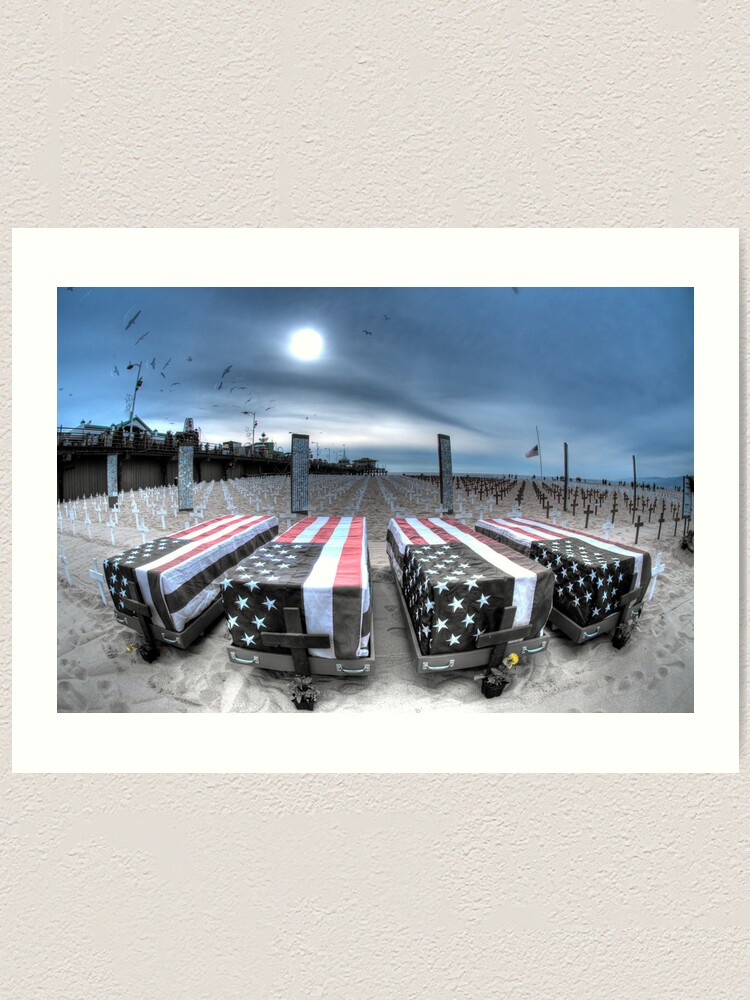 Alternate view of Beachside Memorial Art Print