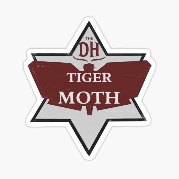 TIGER MOTH Sticker