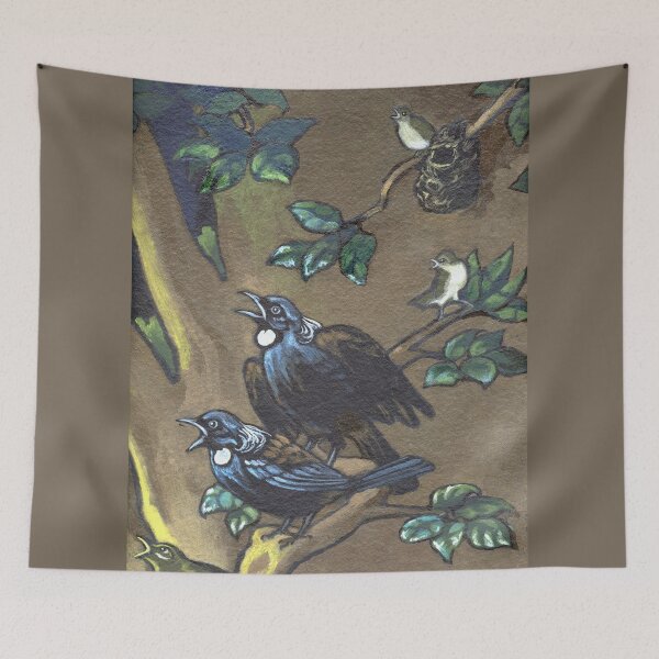 Item preview, Tui Birds In Dawn Chorus designed and sold by Patricia Howitt.