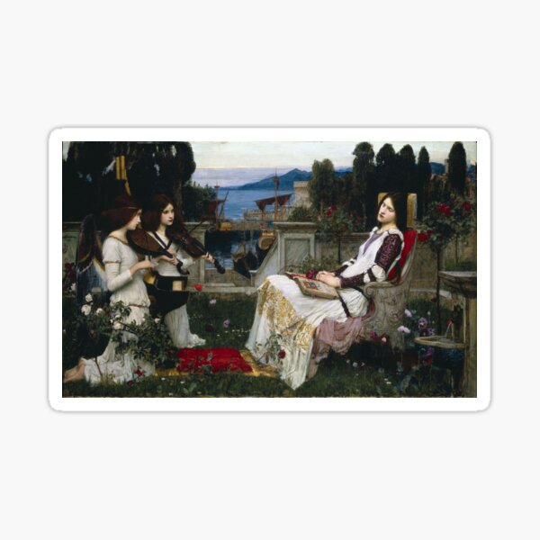 Item preview, Saint Cecilia (Waterhouse) designed and sold by ArtHistorical.