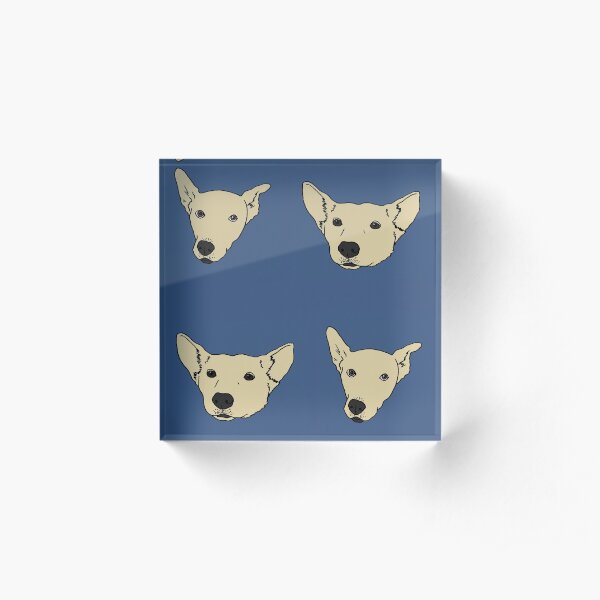 Starring Theo and Sophia Acrylic Block