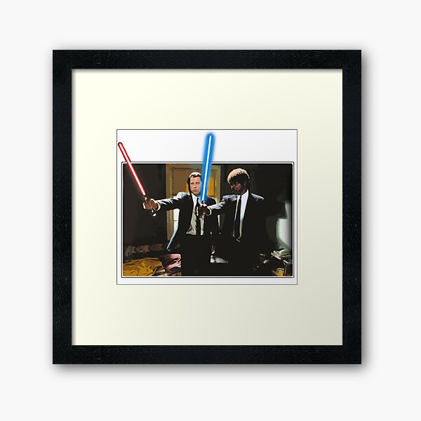 Pulp fiction Star Framed Art Print