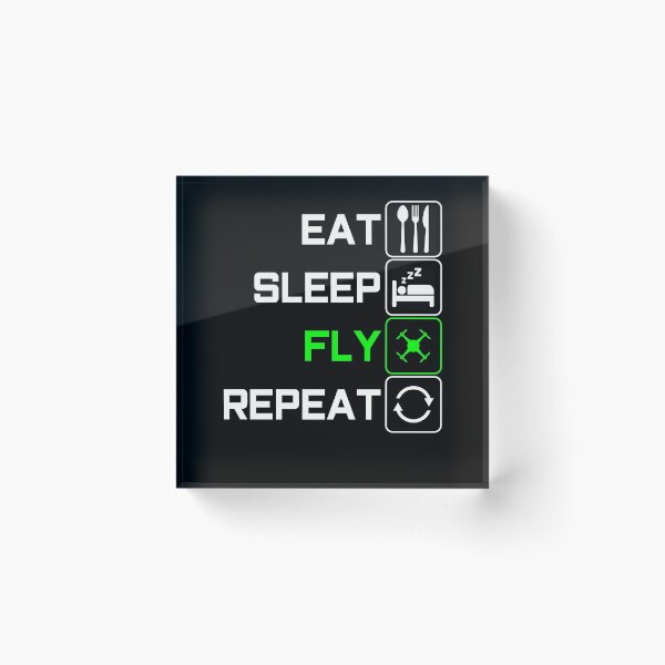 Item preview, Dronen flies eat sleep designed and sold by 4tomic.
