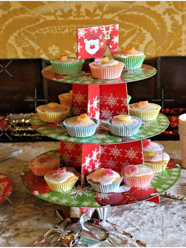 Photos Christmas Cupcake Food Holidays Little cakes 4331x3379