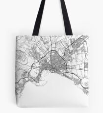 Palma de Mallorca map poster print wall art, Spain gift printable, Home and Nursery, Modern map decor for office, Map Art, Map Gifts Tote Bag