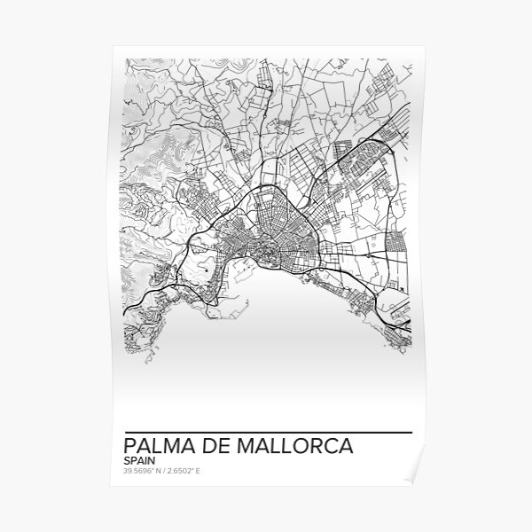 Palma de mallorca map