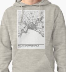 Palma de Mallorca map poster print wall art, Spain gift printable, Home and Nursery, Modern map decor for office, Map Art, Map Gifts Pullover Hoodie