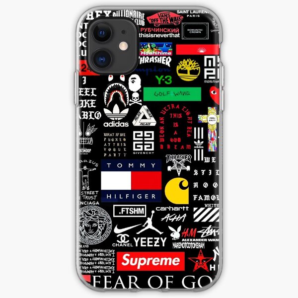 All Brand Collage iPhone Soft Case
