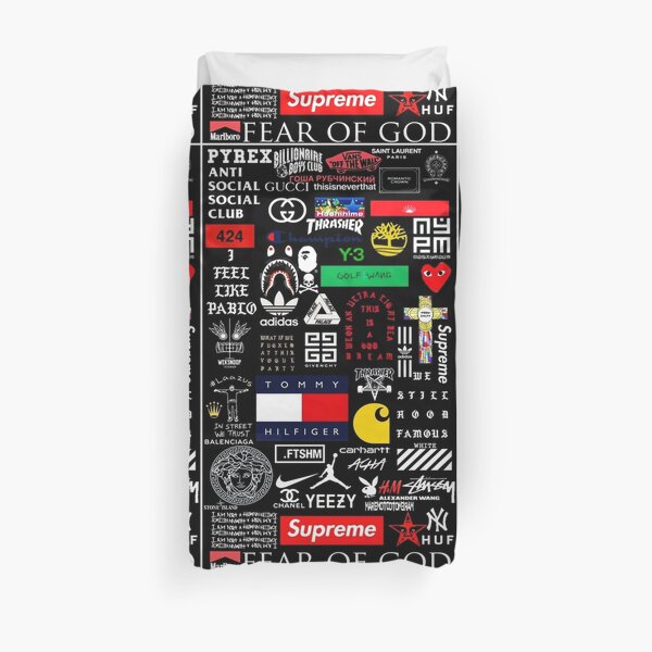 All Brand Collage Duvet Cover
