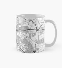 Houston map poster print wall art, Texas gift, Home and Nursery, Modern map decor for office, Map Art, Map Gifts Mug
