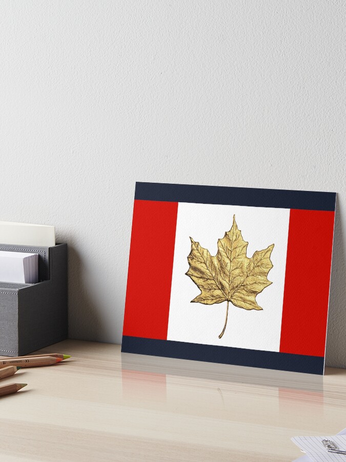 Canada Maple Leaf Vintage Airline Travel Art Poster Print