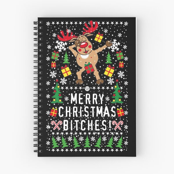 Item preview, 240 deer Rudolph Dabbing Merry Christmas Bitches designed and sold by Margarita-Art.
