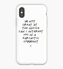 Chandler Bing qoutes iPhone Case