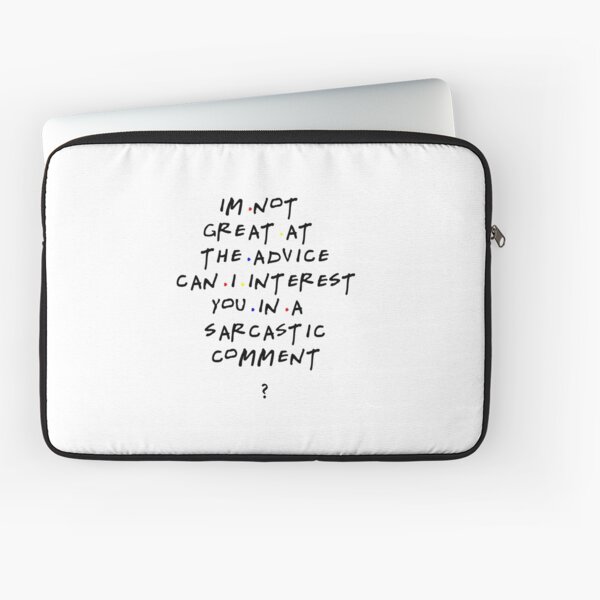friends laptop case