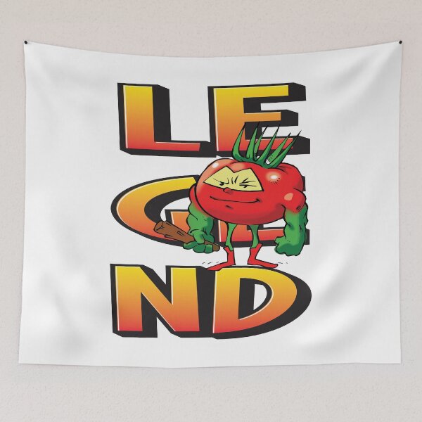 Item preview, Legend Tomato The Barbarian  Powerlifter Bodybuilder Foodietoon designed and sold by ProjectX23.