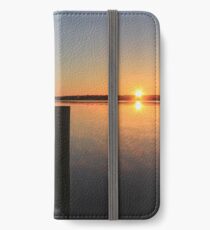 Winter Sunrise on the river. iPhone Wallet/Case/Skin