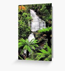 Upper & Middle Cascades Greeting Card