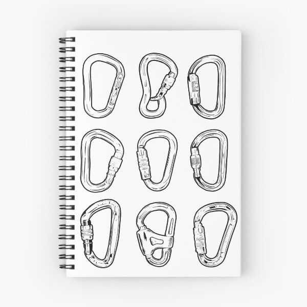 Item preview, Rock Sport Climbing Karabiner belay T-shirt designed and sold by Greyclothing.