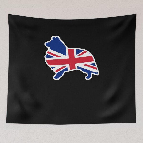 Item preview, Shetland Sheepdog Dog Flag of the United Kingdom (1) designed and sold by shoppzee.