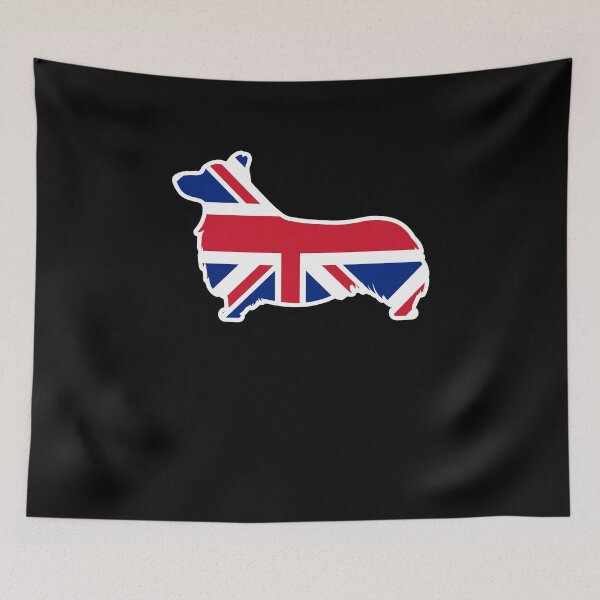 Item preview, Corgi Dog Flag of the United Kingdom designed and sold by shoppzee.