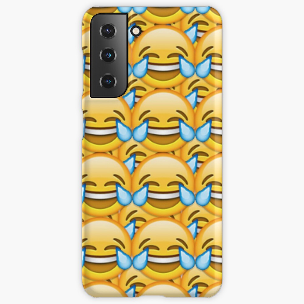 "Laughing Emoji" Samsung Galaxy Phone Case for Sale by Drawingsbymaci