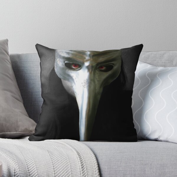 Pulcinella-no respect for love Throw Pillow