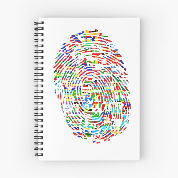 Item preview, WORLD FLAG FINGERPRINT designed and sold by Calgacus.