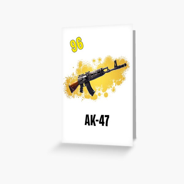 Fortnite Skins Greeting Cards Redbubble - nocol ak 47 roblox