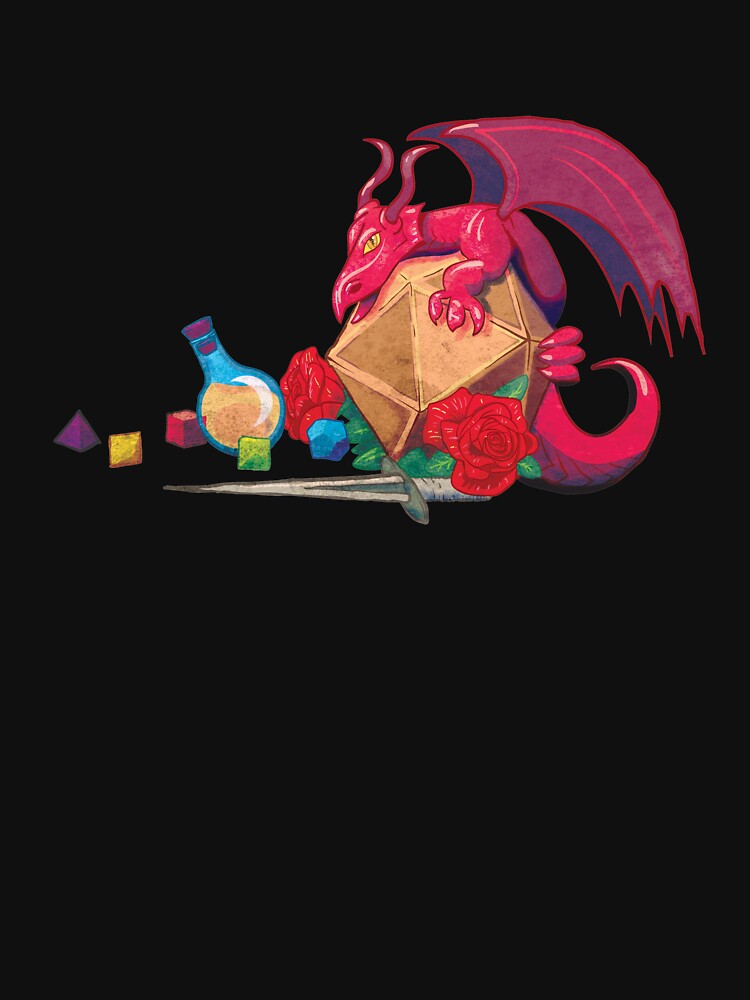 "Dice Dragon Fantasy" Tshirt by carlhuber Redbubble