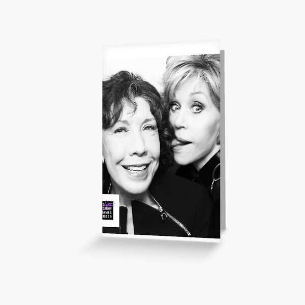 Jane Fonda and Lily Tomlin Greeting Card
