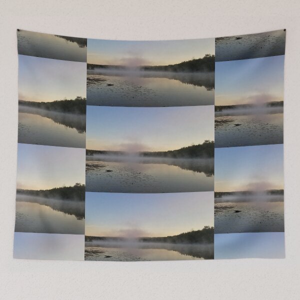 Item preview, Morning Mist on Cedar Lake designed and sold by J Rier Photography.