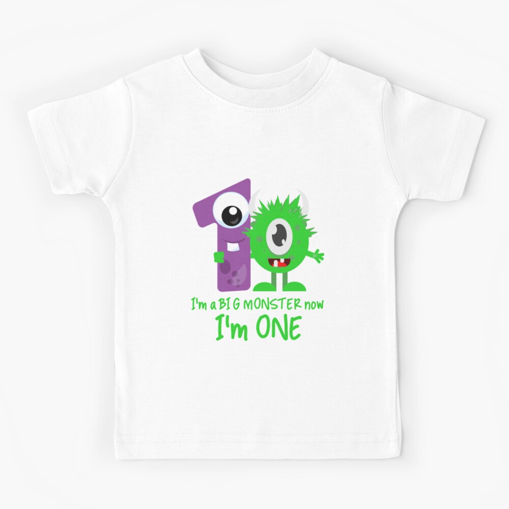 Monster 1st hot sale birthday shirt