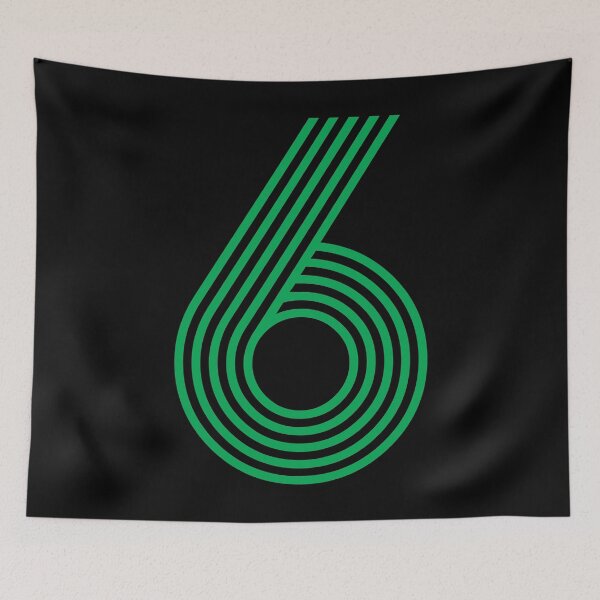 Item preview, Number 6 retro jerseys designed and sold by 4tomic.