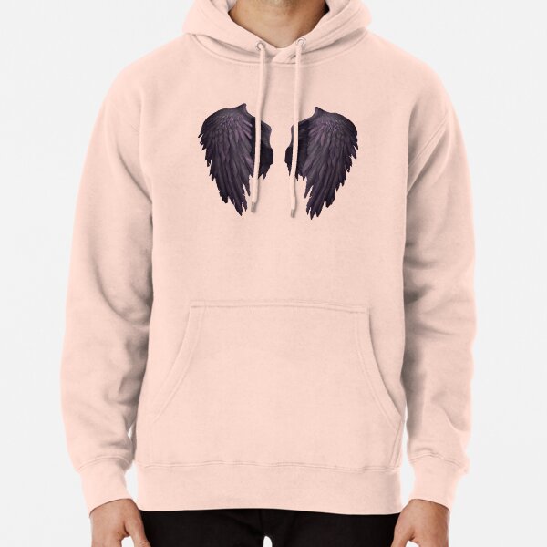 Hoodie for Sale mit Angel Wings in Lila von Pimento-Girl