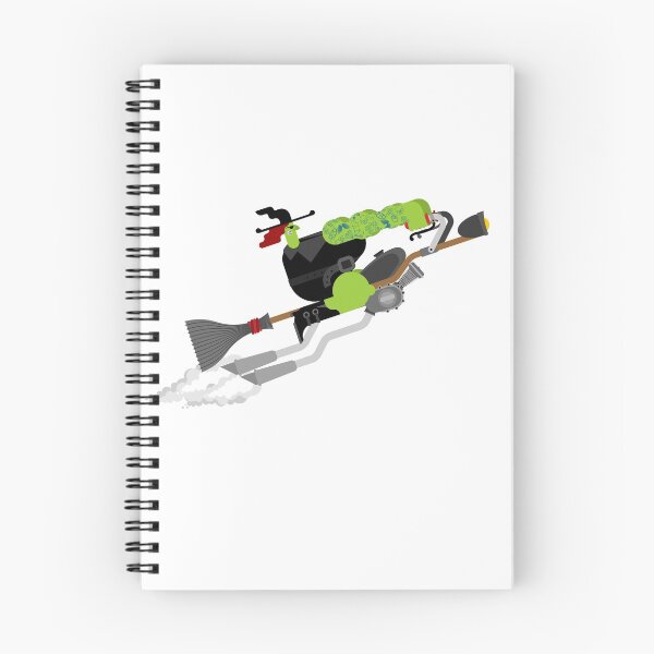 Item preview, Witch on racing broom. Broomstick Speeding turbo. Halloween designed and sold by Rinoceratos.