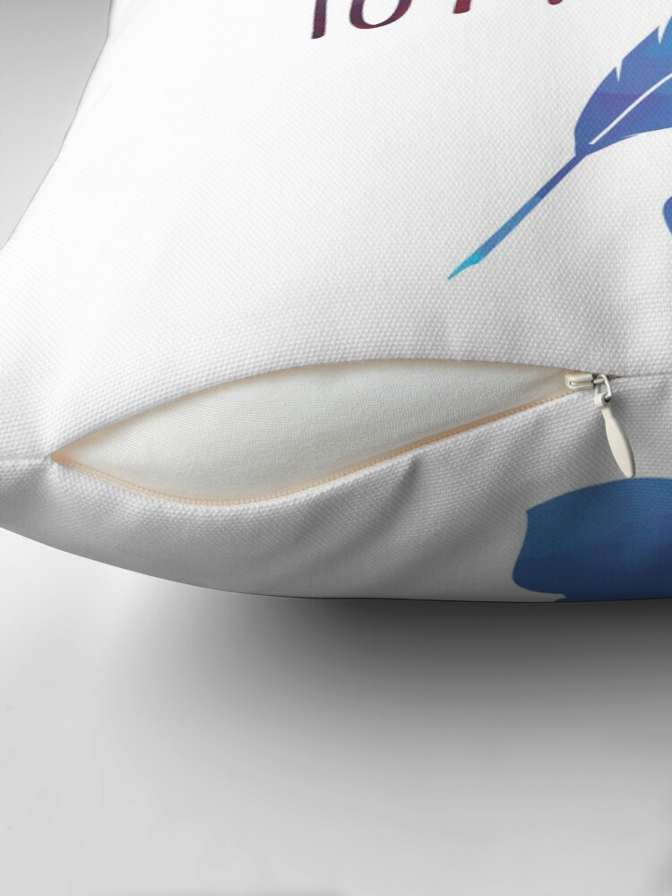 Thumbnail 2 of 4, Pillow, A Writer's Characters designed and sold by JDJDesign.
