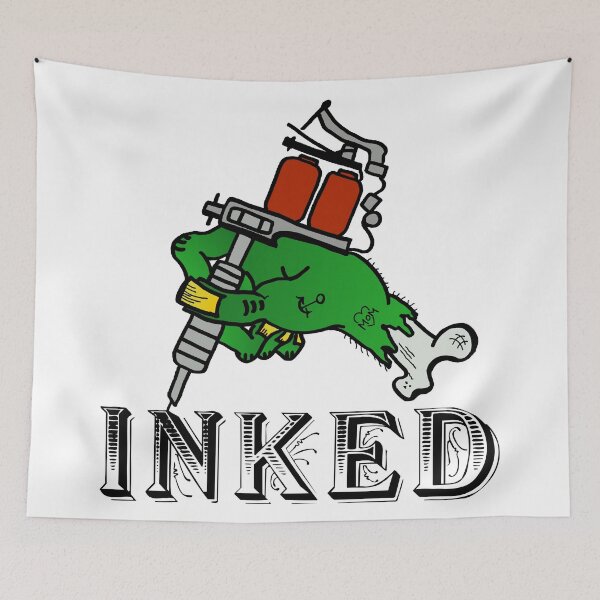 Item preview, Inked - tattoed by a monster - Version 2/3 - black designed and sold by Marcel Wirth.