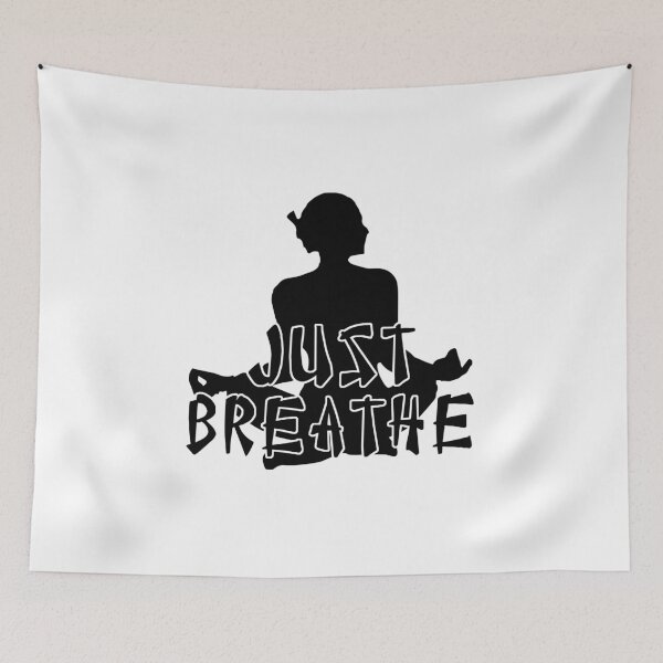 Item preview, Just breathe black designed and sold by Amazing Designs.