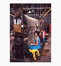 Carpet factory, Killybegs, County Donegal, Ireland circa 1959 Photographic Print