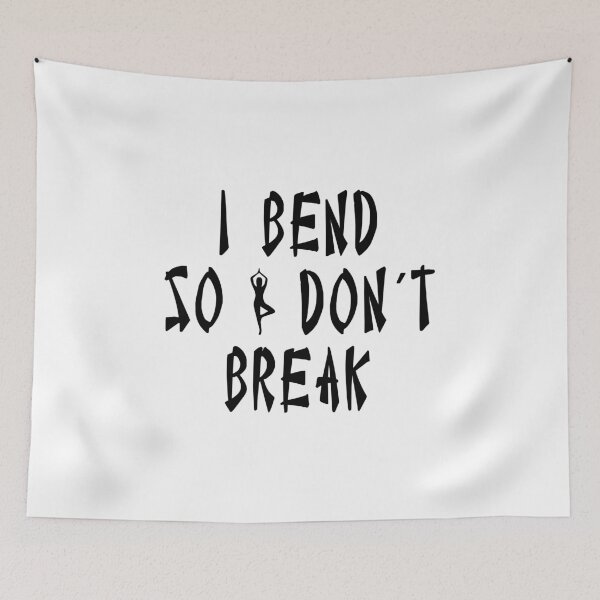 Item preview, I bend so i dont break black designed and sold by Amazing Designs.