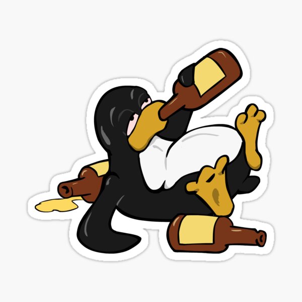 Item preview, Drunk Tux designed and sold by rodebubbel.