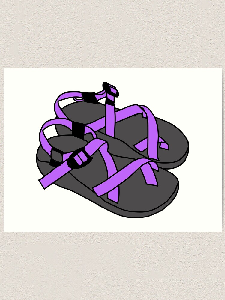 purple chacos