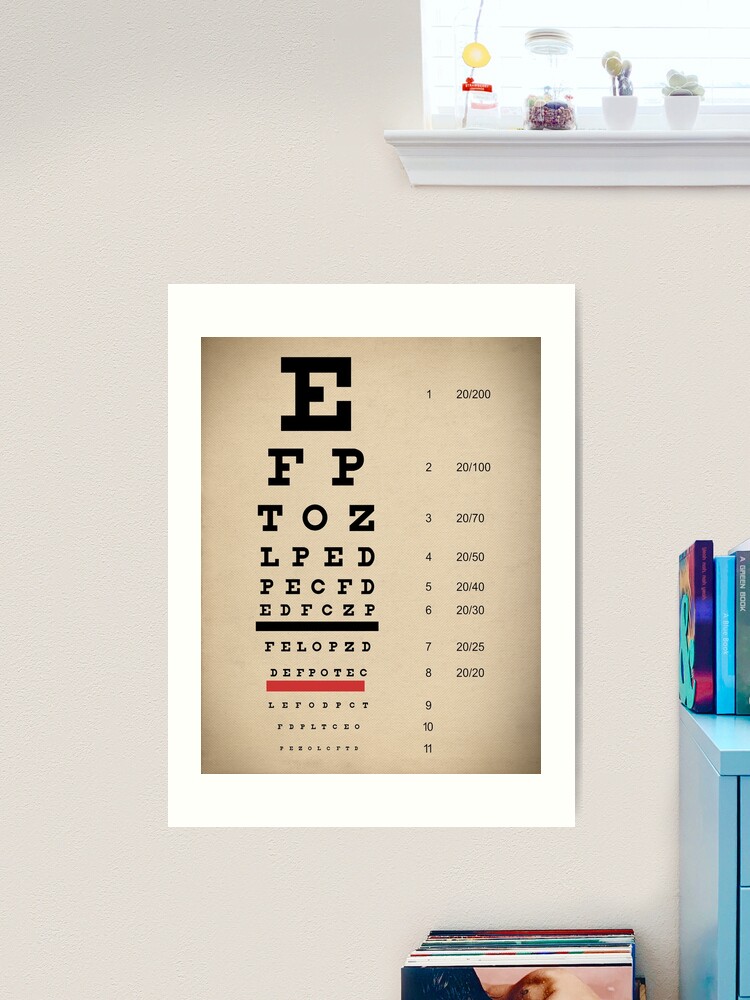 Gallery of Snellen Eye Chart Reinvented for Designers - 1