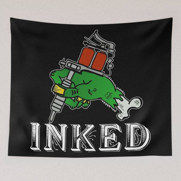 Item preview, Inked - tattoed by a monster - Version 2/3 - white designed and sold by Marcel Wirth.