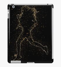 Silhouette fit fitness golden ornament Gold iPad Case/Skin