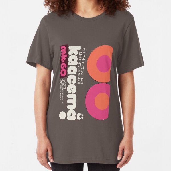 Classic Music Cassettes - Kaccema mk-60 Slim Fit T-Shirt