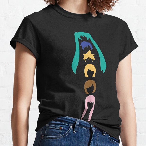 Vocaloid Heads (black) Classic T-Shirt