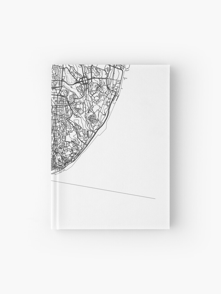 Lissabon Karte Poster Print Wandkunst Portugal Geschenk Zum Ausdrucken Home Und Kindergarten Moderne Karte Dekor Fur Buro Map Art Karte Geschenke Notizbuch Von Marzzgraphics Redbubble