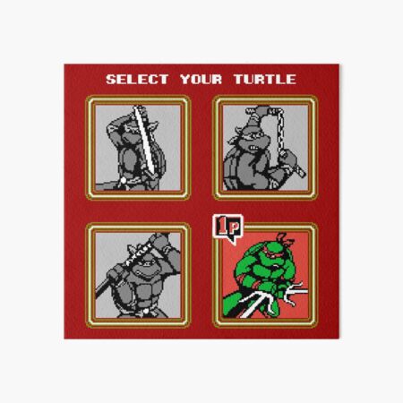 Select Your Turtle - PixelRetro Video Game T-shirts - Ninja Turtles